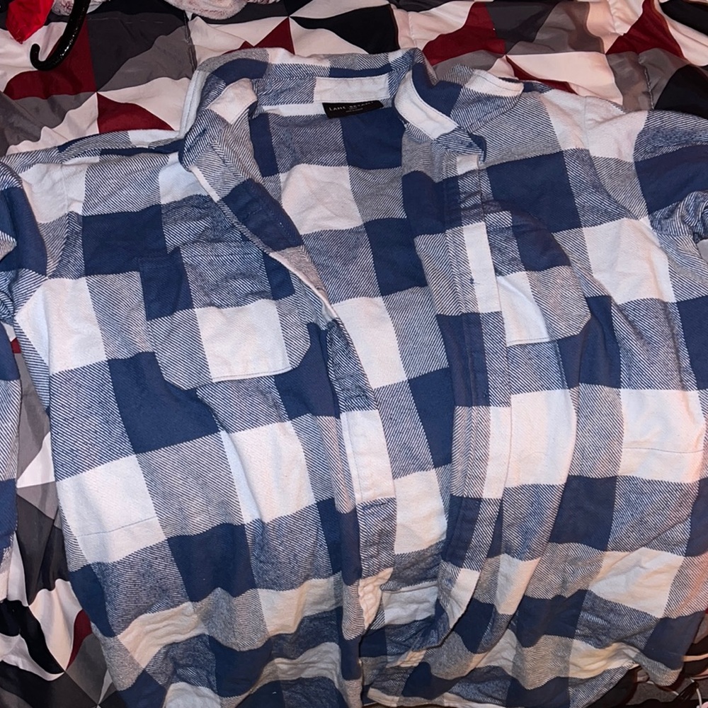 Lame Bryant Blue Shacket